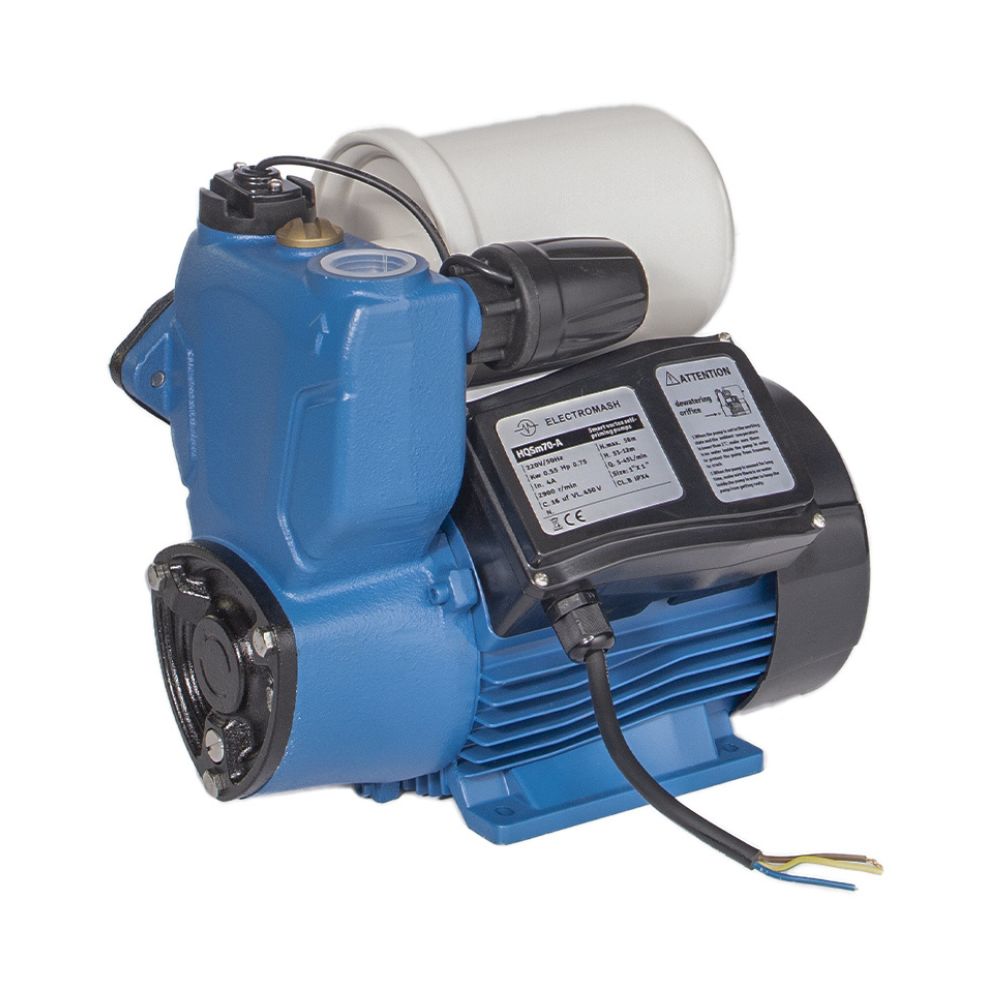 Mini bomba hidrófora Electromash HQSM 60, potência 0,37 kW, altura manométrica 35 m, vazão 2100 l/h | Hidróforo | Bombas de água |