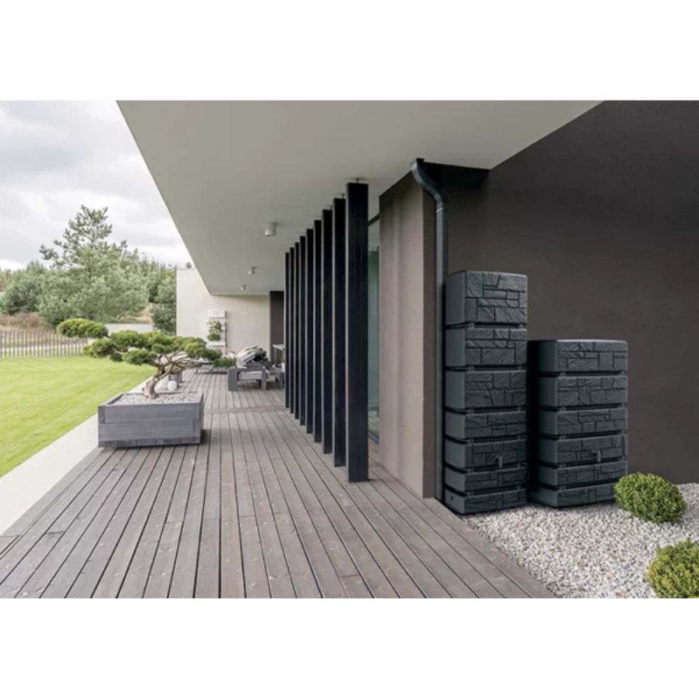 Reservatório para água da chuva Prosperplast Arves Tower Stone , 500L, Cinza | Reservatórios para água da chuva | Depósitos de água |