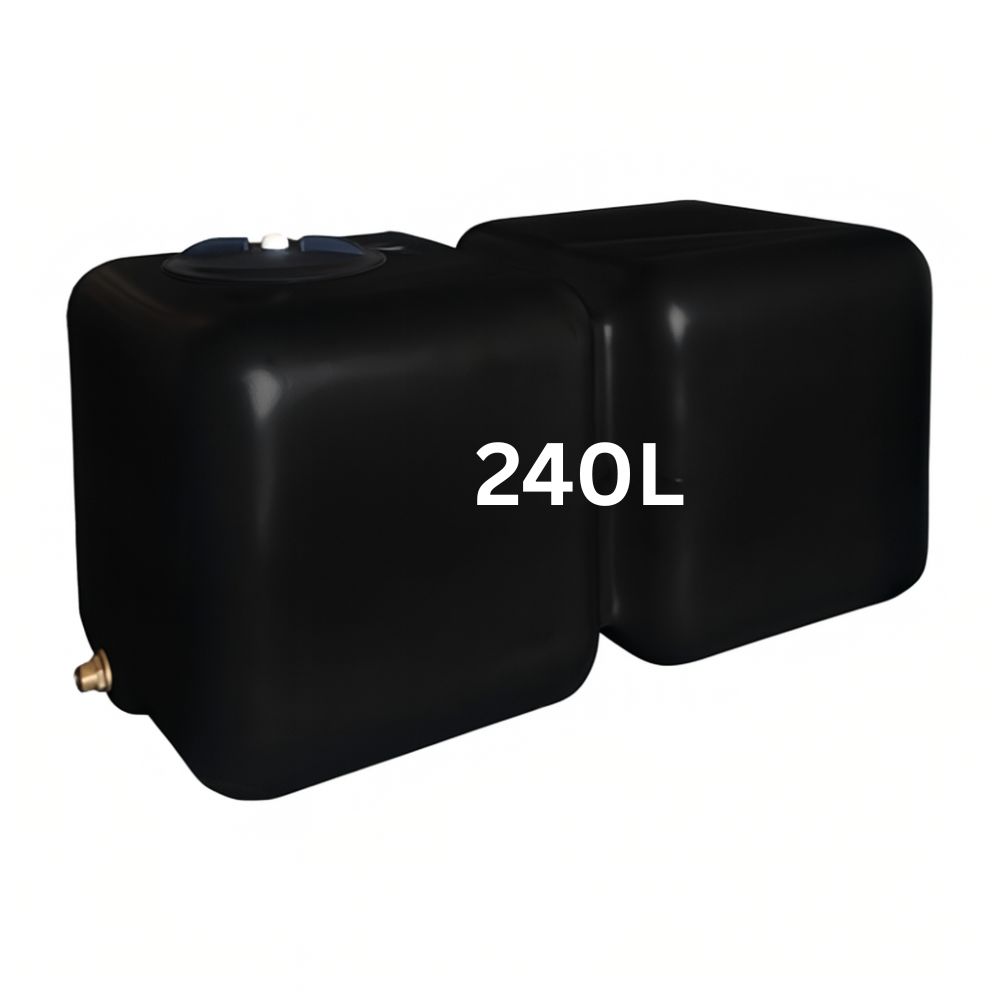 Depósito para água potável HydroMoby AQUA S12, horizontal 240 L (preto) | Depósitos para água potável |  |